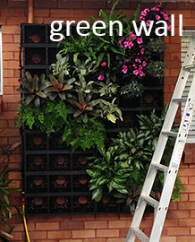 green wall